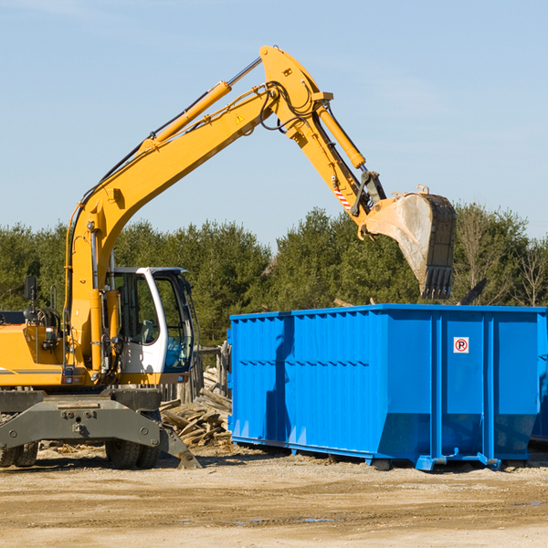 how does a residential dumpster rental service work in Wolfcreek